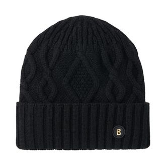 Bogner Jamila Cashmere Cap - Dames - Hoeden - Zwart - ONE Size - Wol - Accessoires