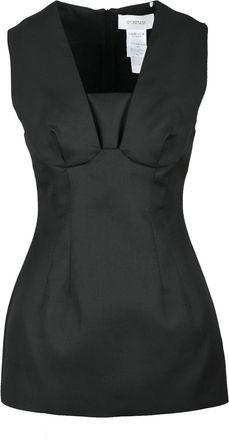 Sportmax Top with Back Zip - Black