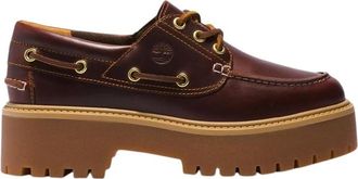 Timberland Stone Street Boat Shoe - Dames - Bootschoenen - Rood - 39 1/2 EU - Schoenen