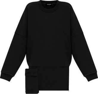 Dsquared2 Abito modello felpa oversize - Nero