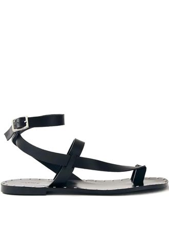 Alohas Tallula strappy flat sandals - Black