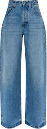 Jacquemus Le De-Nimes Large Jeans - Dames - Loose Fit Jeans - Blauw - W28 - Katoen - Jeans