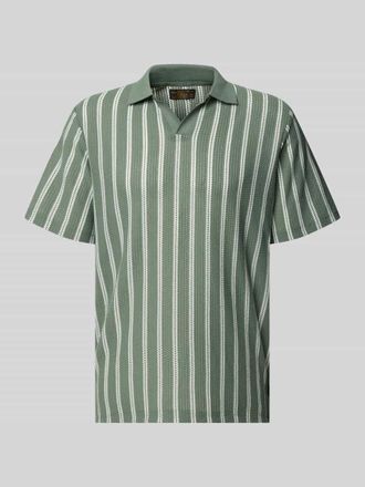 Premium by Jack & Jones Regular Fit Poloshirt mit V-Ausschnitt Modell HARRY in Lind, Gr&ouml;&szlig;e XXL