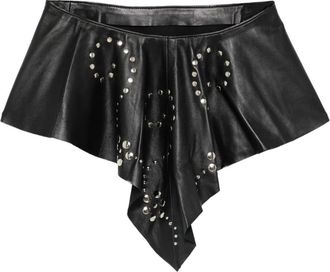 Gimaguas Gonna con borchie - Nero