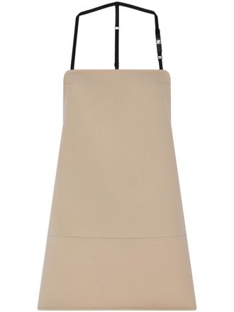 Courrèges Mini-jurk met open rug - Beige