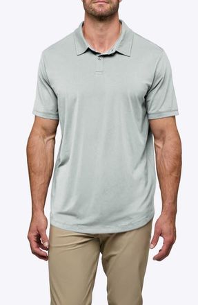 Cuts Trim Fit Cotton Blend Polo in Metal at Nordstrom, Size Xx-Large