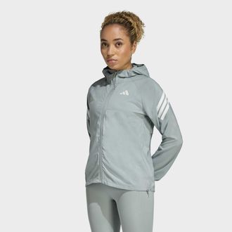 adidas Laufjacke ADIDAS PERFORMANCE ADI365 3S JKT W, Damen, Gr. XXL, wonder sage, Obermaterial: 100% Polyester, Jacken Laufjacke