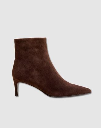 Mi-Mai Noura Low Heel Ankle Boot in Chocolate at Nordstrom, Size 10