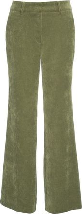Cambio Wide-Leg Corduroy Trousers With Subtle Ribbed Texture