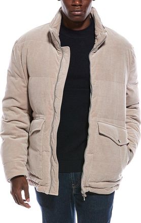 Brunello Cucinelli Corduroy Cashmere-Blend Down Coat