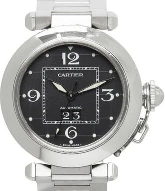 Cartier Pre-owned Vintage Polshorloge - Dames - Vintage Horloges - Zwart - ONE Size - Vintage