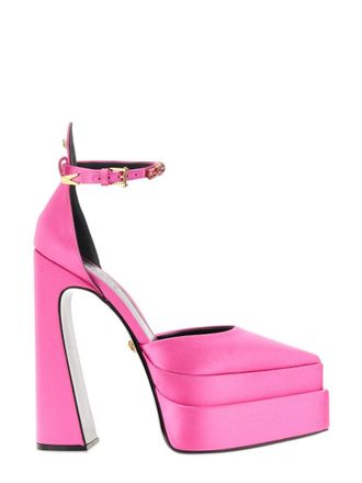 Versace Aevitas Pointy Platform Pumps