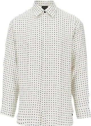 Emporio Armani Printed viscose shirt Man S