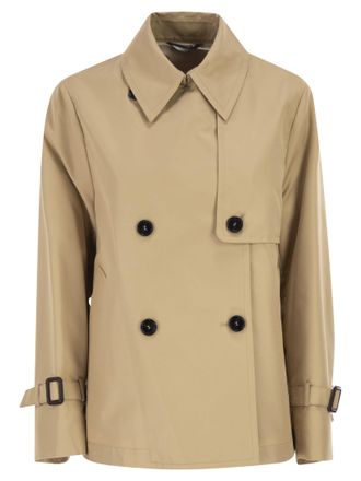 Max Mara Weekend Maxmara Wkdbiglia wasserabweisender Gabardine-Trenchcoat