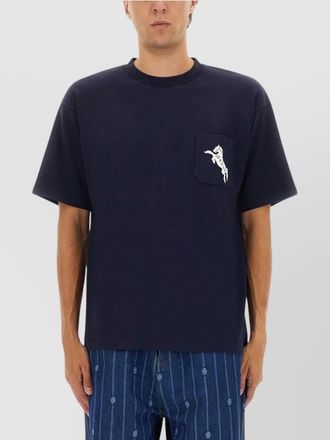 Drôle de Monsieur graphic print crew neck short sleeve t-shirt