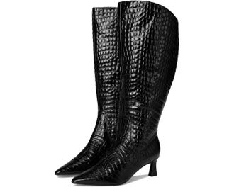 Naturalizer Womens Naturalizer Deesha I8394L7012 Boots Black Snip Toe Knee High HAWK3084