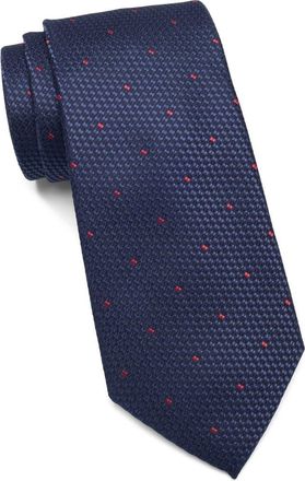 Tom Baine Grid Texture Tie in Blue at Nordstrom Rack