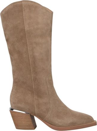 Alma En Pena Halfhoge laars hak - Dames - Cowboylaarzen - Beige - 36 EU - Schoenen