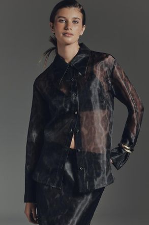 Apparis Tyra Organza Buttondown Top