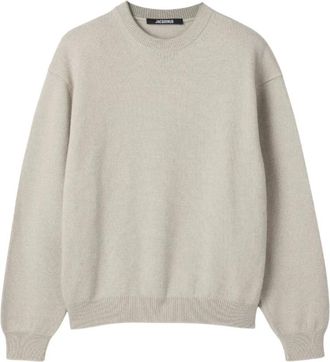 Jacquemus La Maille Moulin Sweater - Knitwear - Mujer - Beige - XS