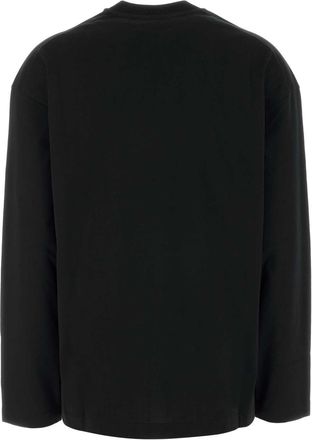 Jil Sander Womens Cotton T-Shirt Black