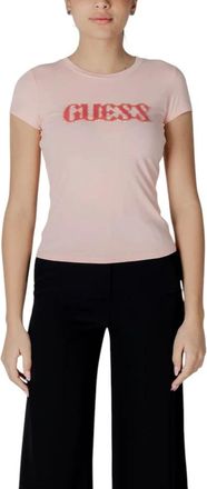 Guess Mujer, Camisetas, Rosa, Talla: M