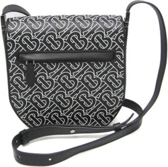 Burberry Tweedehands leren schoudertassen - Dames - Vintage Schoudertas - Zwart - ONE Size - Leer - Vintage