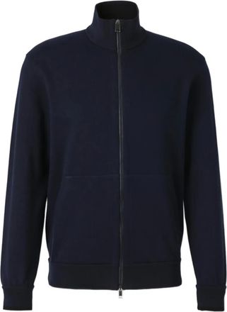 Brioni Maglione girocollo a coste - Blu