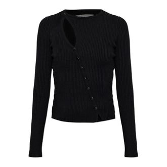 AllSaints Truien & Vesten, Dames, Zwart, XS, Polyester, Cruz Cardigan