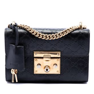 Gucci Pre-owned Gucci Small Guccissima Padlock Crossbody Ladies T8J2TKXJRQT6WVN5