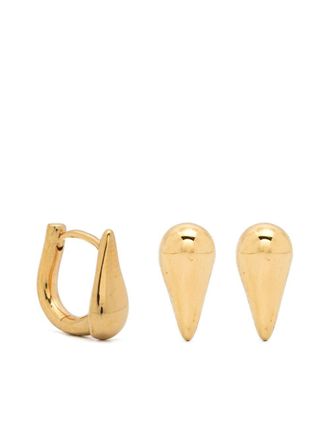 Maria Black Never Say Never earrings (set of three) - Oro