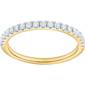 LuvMyJewelry Lunessa 14K Diamond Band - 0.20 ct in 14K Yellow Gold at Nordstrom, Size 7.5