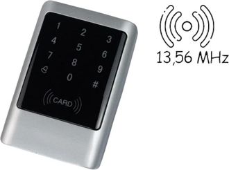 OEM Lector De Control De Acceso Rfid Independiente Para Tarjetas Y Contrase&ntilde;as, 13,56 Mhz, 12 V Cc, Wiegand 26, Robusto, Capacidad De Hasta 1000 Usuarios 