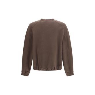 Jacquemus Cotton Crewneck Sweatshirt - Brown