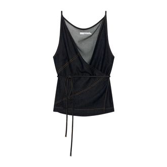 Iro Iro, Dames, Tops, Blauw, Maat: M Denim