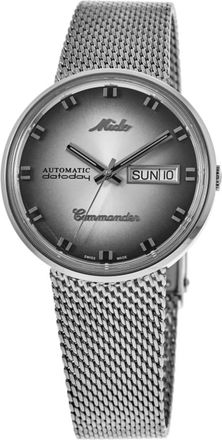 Mido Commander Shade Silver Dial Steel Womens Watch M8429.4.27.11