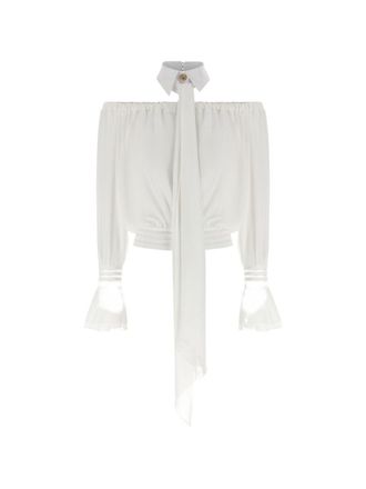 Elisabetta Franchi Womens Offshoulder Blouse