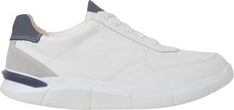 Ganter Rollende wandelsneaker - Wit - Heren - Sneakers - Wit - 44 EU - Leer - Schoenen