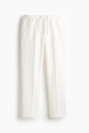 H&M Regular Fit Tailored Joggers in White at Nordstrom, Size Xxx-Large