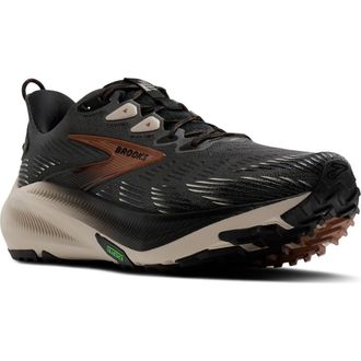 Brooks Ghost Trail Running Shoe in Ebony/Black/Clove at Nordstrom, Size 11.5