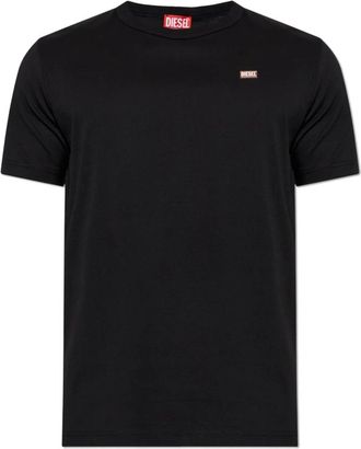 Diesel T-Miegor-K77 T-Shirt - Heren - T-shirts - Zwart - 2XL - Katoen - Tops
