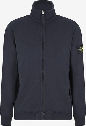 Stone Island Cardigan mit Stehkragen aus Baumwolle
