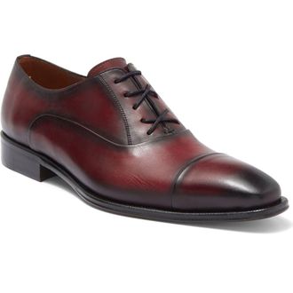 Mezlan Cap Toe Oxford in Burgundy at Nordstrom Rack, Size 11