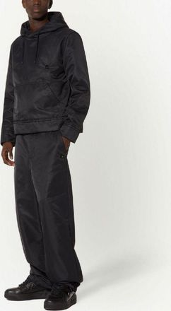 Valentino Garavani Mens Black Nylon Sweatshirt - Size Medium