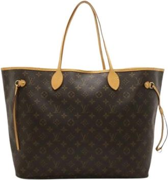 Louis Vuitton Pre-owned Vintage Monogram Canvas Tote Bag - Dames - Vintage Shopper - Bruin - ONE Size - Vintage