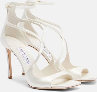 Jimmy Choo London Azia 95 satin sandals
