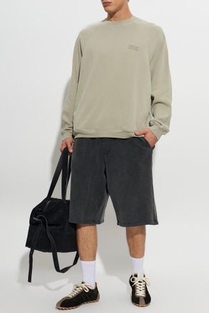 American Vintage Logo Sweatshirt, Mens, Grey