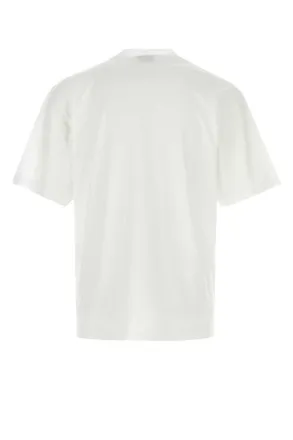 Gucci Logo-Striped Cotton T-Shirt - White