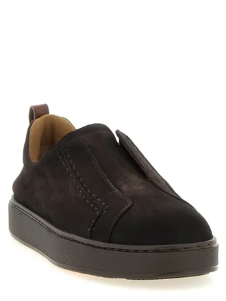 Santoni Victory Sneaker - Black