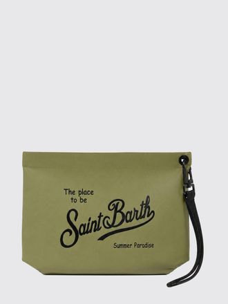 MC2 Saint Barth Pochette Aline in PVC con logo a contrasto e manico amovibile